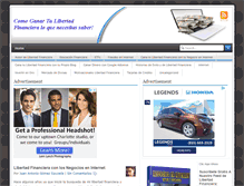 Tablet Screenshot of libertadfinancieraeninternet.com